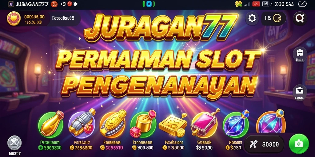 Gameplay slot seru dengan grafik menawan di JURAGAN77.