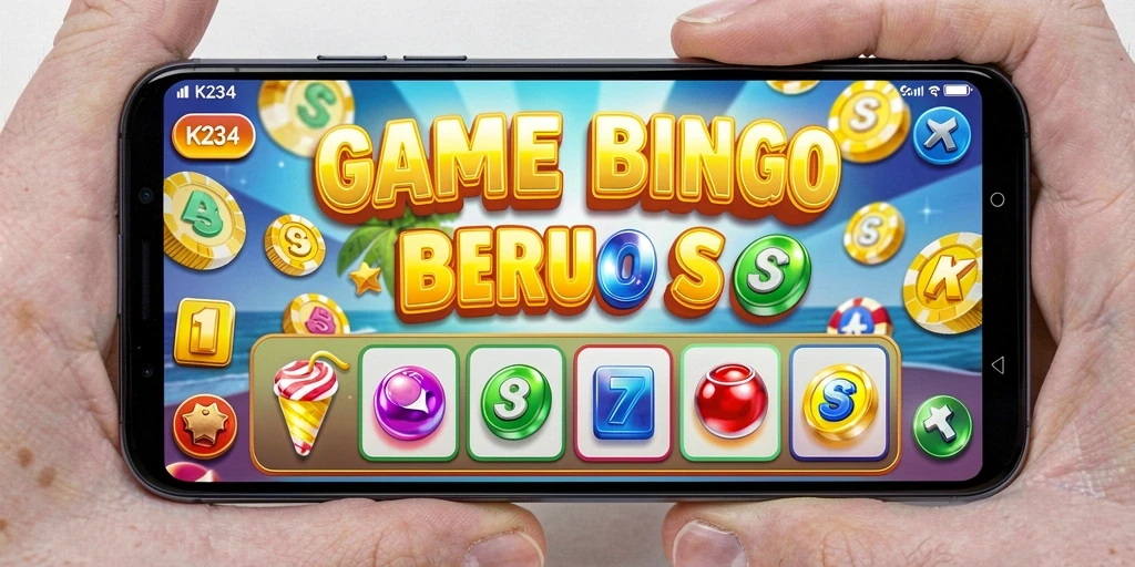 Tampilan gameplay bingo yang menarik dan seru.