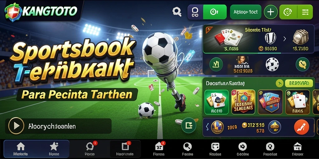 Tampilan antarmuka KANGTOTO yang menarik dengan variasi taruhan olahraga.