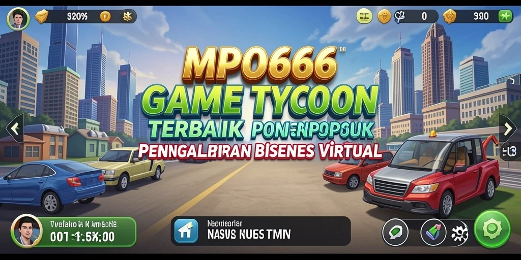 Tampilan gameplay menarik dari MPO666 yang menunjukkan aktivitas bisnis.
