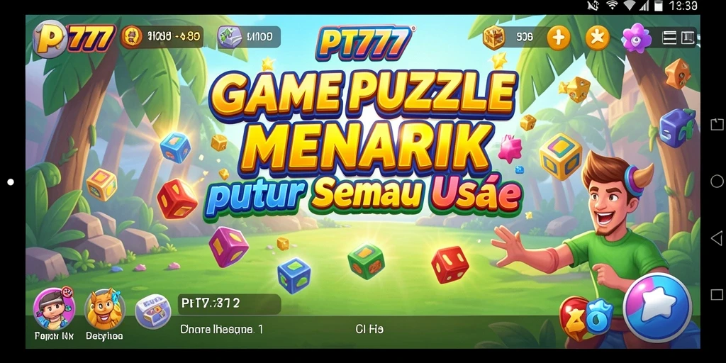 Gameplay PT777 menampilkan tantangan puzzle yang menyenangkan.