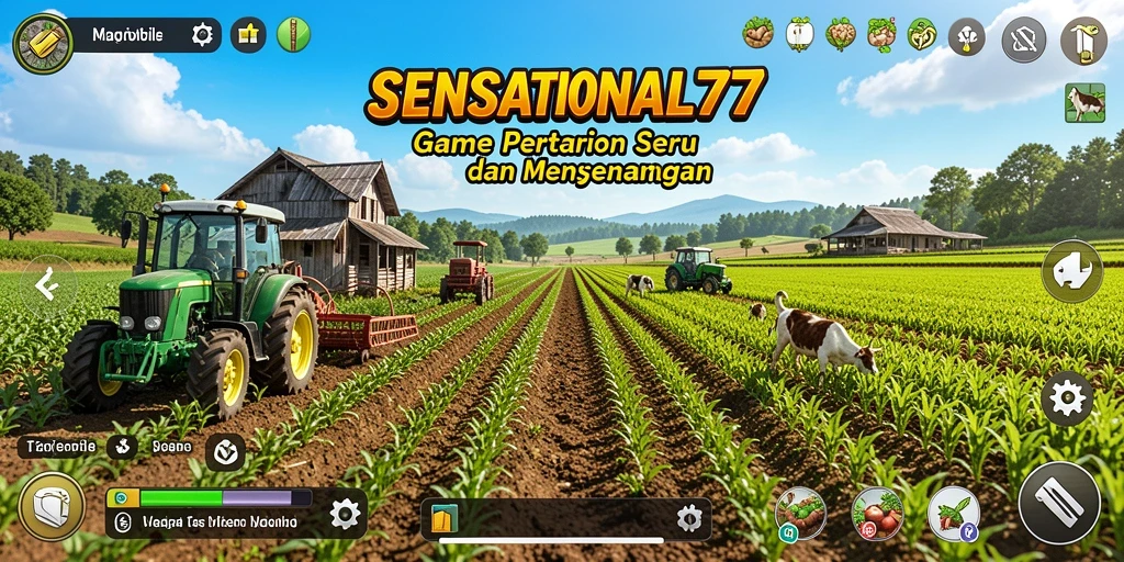 Tampilan gameplay SENSATIONAL77 yang menarik dan penuh warna.