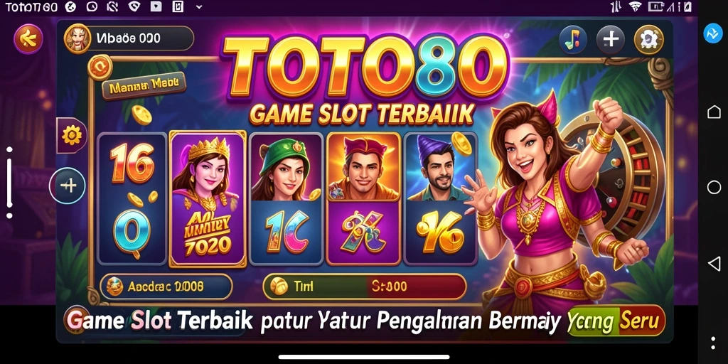 Tampilan gameplay TOTO80 dengan gulungan Slot yang menggembirakan.