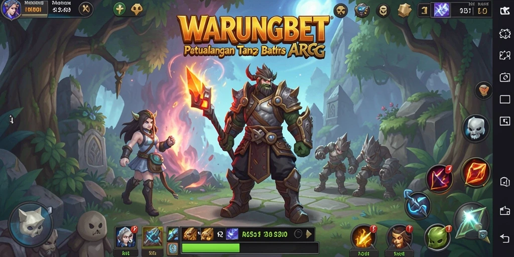 Tangkapan layar yang menunjukkan aksi pertempuran seru dalam permainan ARPG.