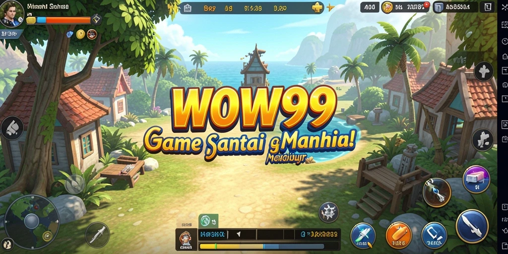 Tangkapan layar menunjukkan gameplay seru dari WOW99.