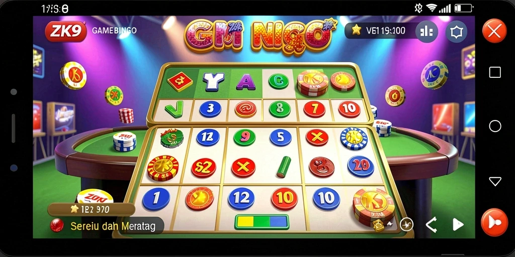 Tampilan gameplay seru ZK9 yang penuh warna dan interaksi.