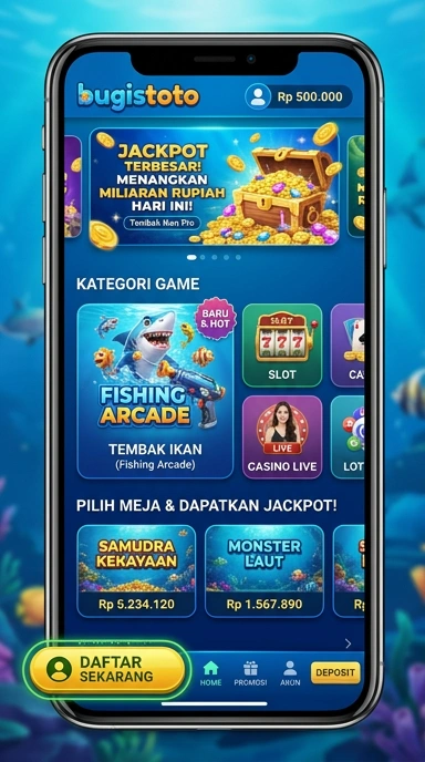 Tampilan antarmuka pengguna bugistoto yang menarik dan intuitif.